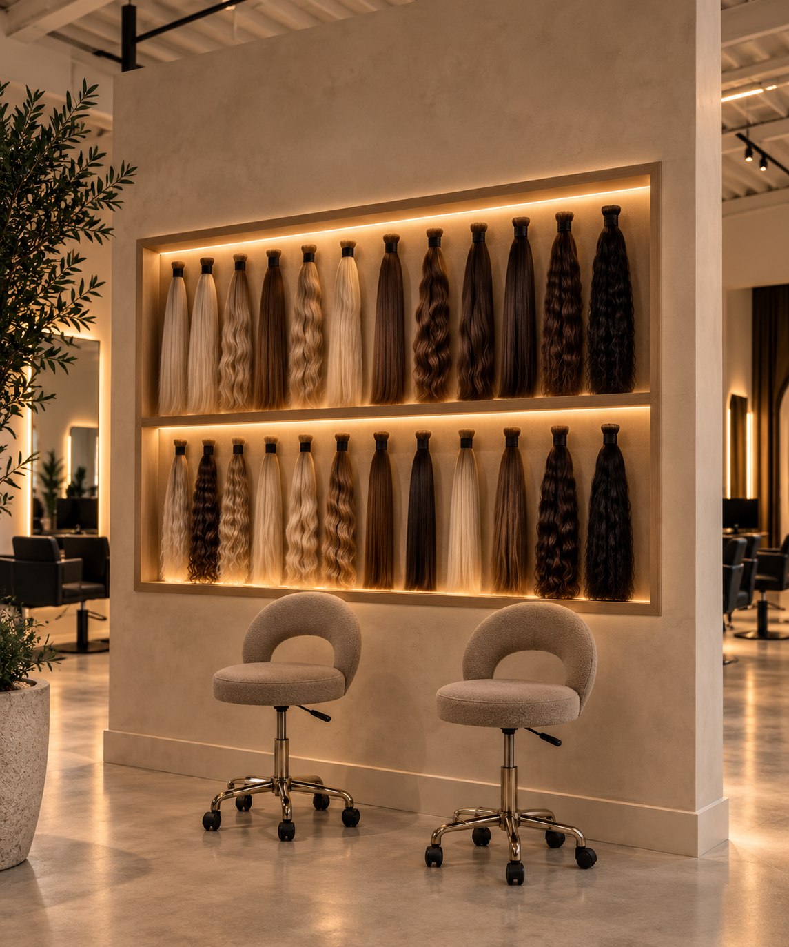 Premium hair display